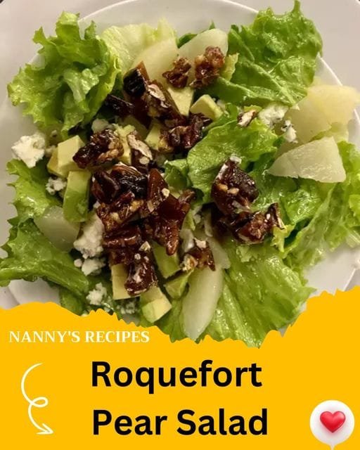 Roquefort Pear Salad Recipe