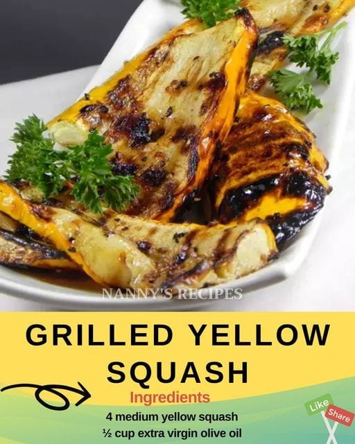 Grilled Yellow Squash Recipe