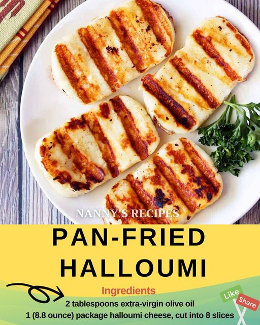 Pan-Fried Halloumi Recipe