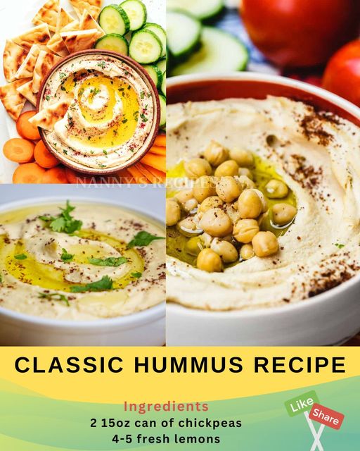 Classic Homemade Hummus Recipe