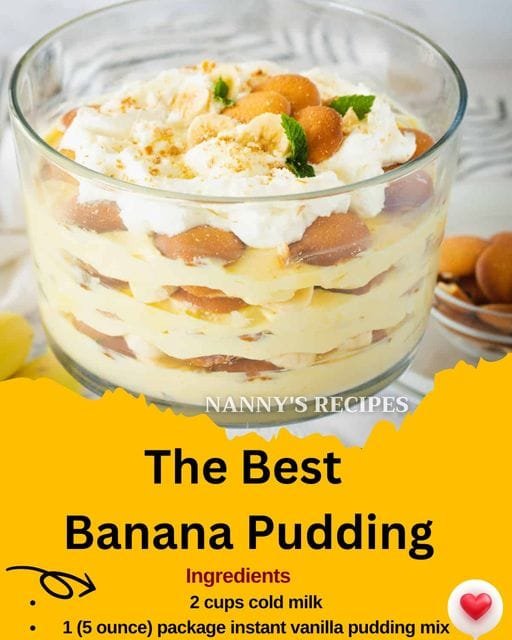 The Best Banana Pudding Recipe