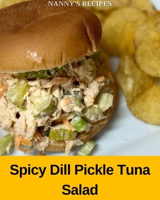 Spicy Dill Pickle Tuna Salad Recipe