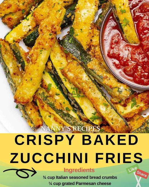 Crispy Baked Zucchini Fries Recipe