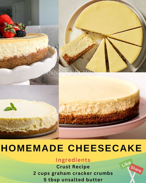 Classic Homemade Cheesecake Recipe