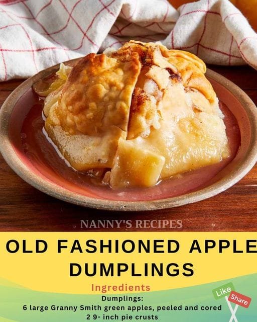 Old Fashioned Apple Dumplings Recipe