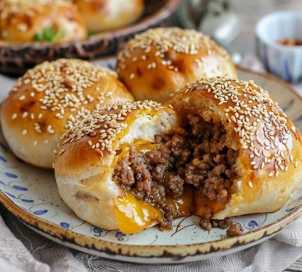 Cheeseburger Pretzel Bombs Recipe