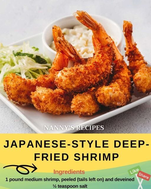 Japanese-Style Deep-Fried Shrimp (Ebi Fry) Recipe