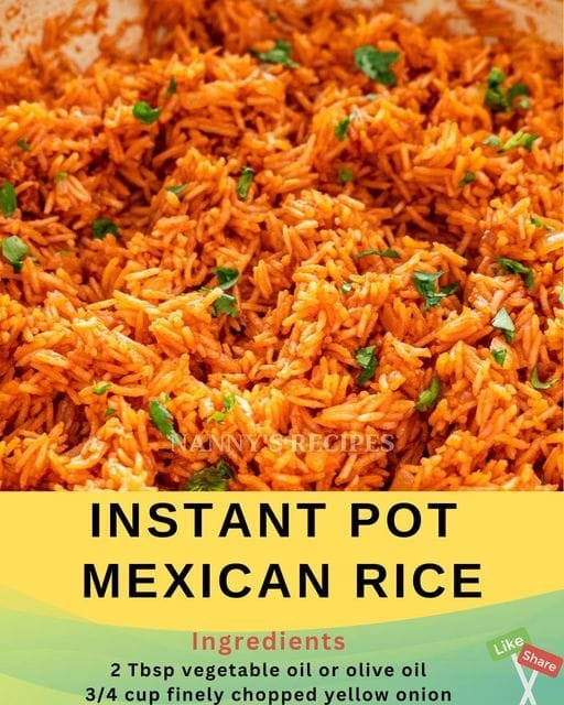 Instant Pot Mexican Rice Recipe