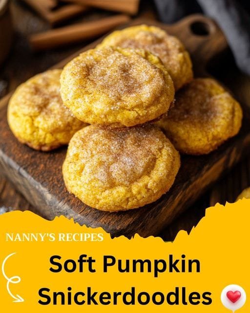 Soft Pumpkin Snickerdoodles Recipe