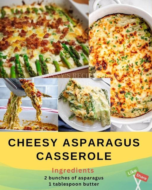 Cheesy Asparagus Casserole Recipe