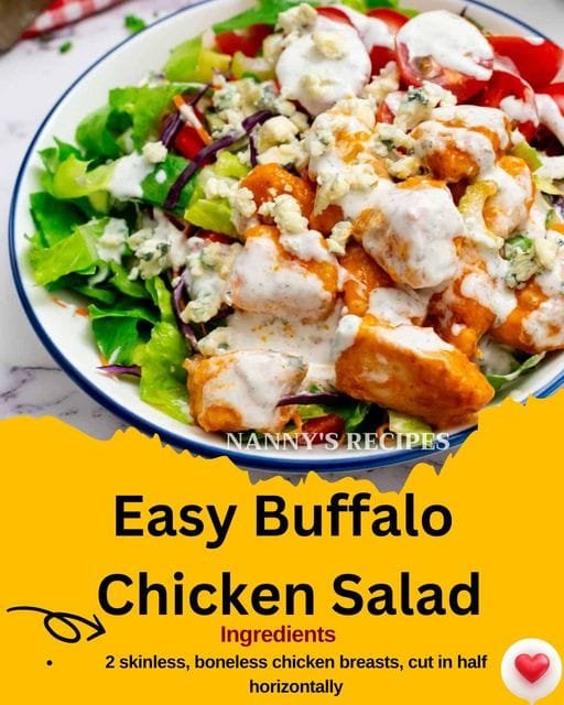 Easy Buffalo Chicken Salad Recipe