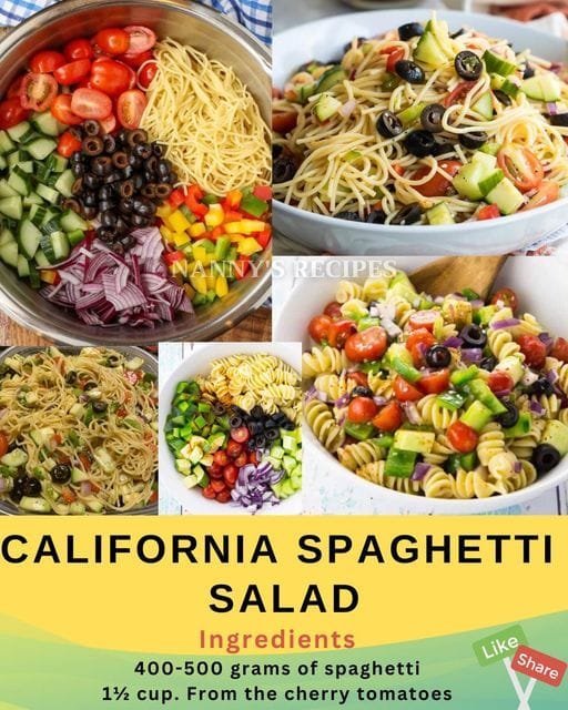 California Spaghetti Salad Recipe