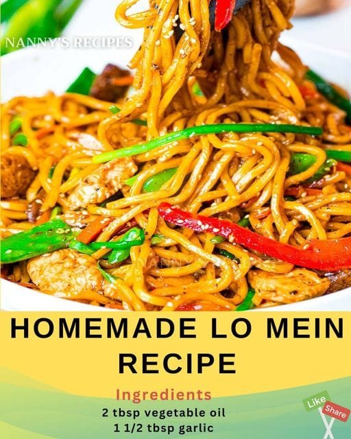 Homemade Lo Mein Recipe