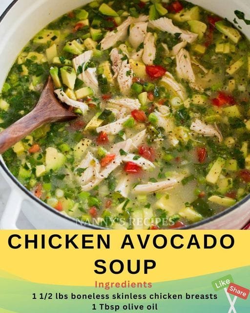 Chicken Avocado Soup Recipe