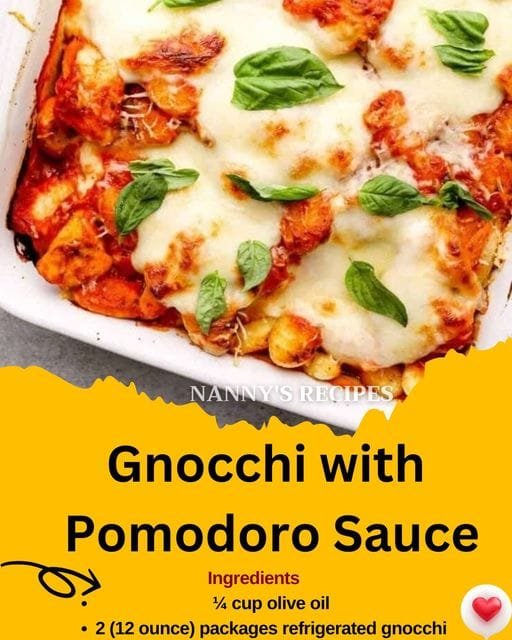 Gnocchi with Pomodoro Sauce Recipe