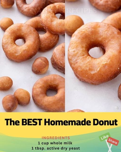 The BEST Homemade Donut Recipe