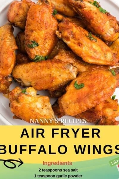 Air Fryer Buffalo Wings Recipe