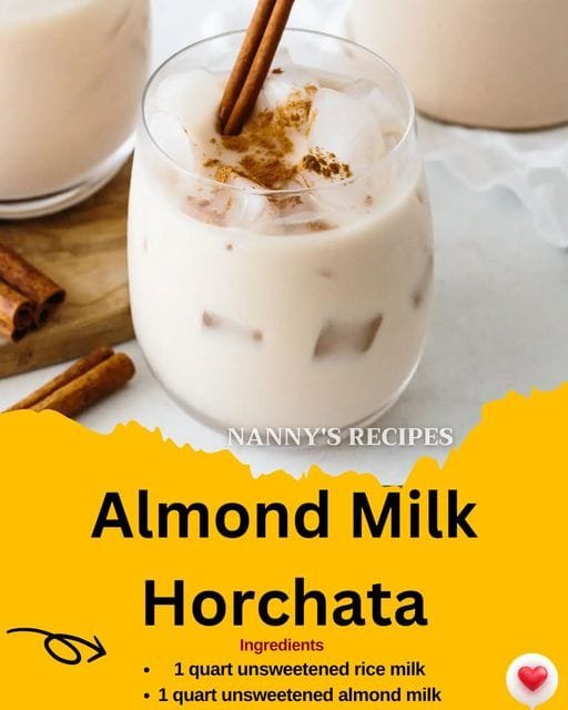 Almond Milk Horchata Recipe