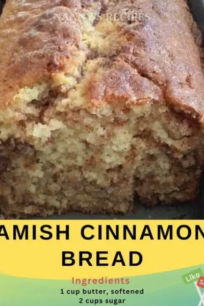 Amish Cinnamon Bread Recipe