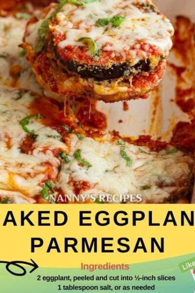 Baked Eggplant Parmesan Recipe