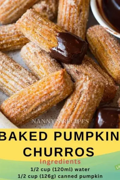 Baked Pumpkin Churros Recipe