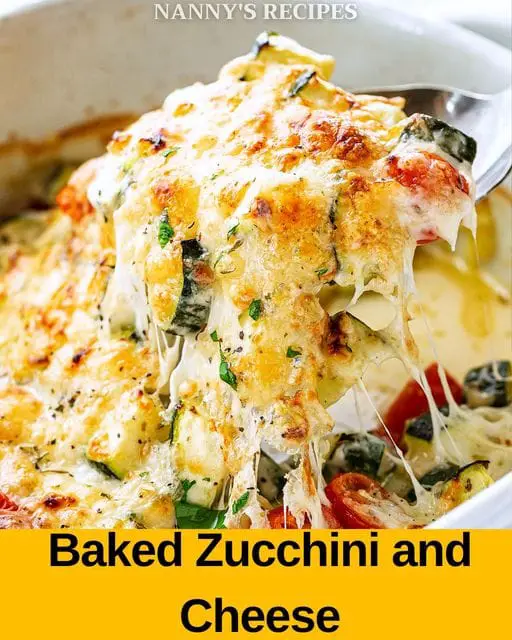 Baked Zucchini and Cheese