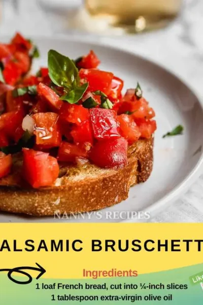 Balsamic Bruschetta Recipe