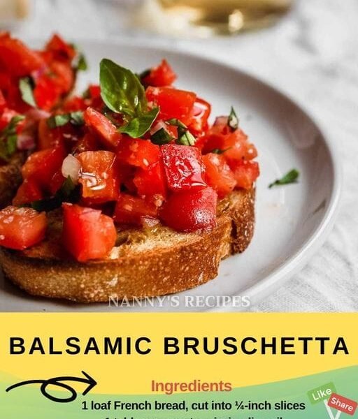 Balsamic Bruschetta Recipe