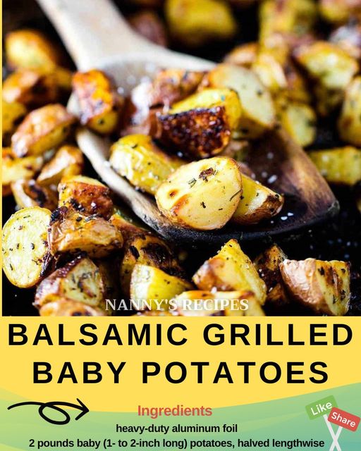 Balsamic Grilled Baby Potatoes Recipe