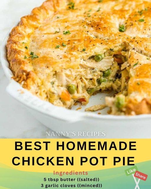 Best Homemade Chicken Pot Pie Recipe