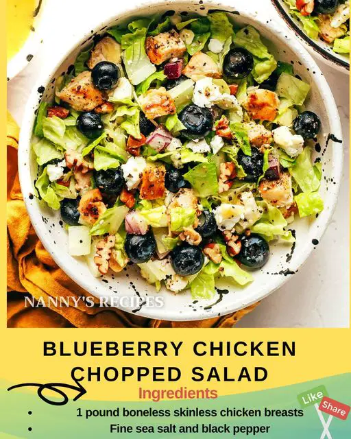 Blueberry Chicken Chopped Salad Recipe