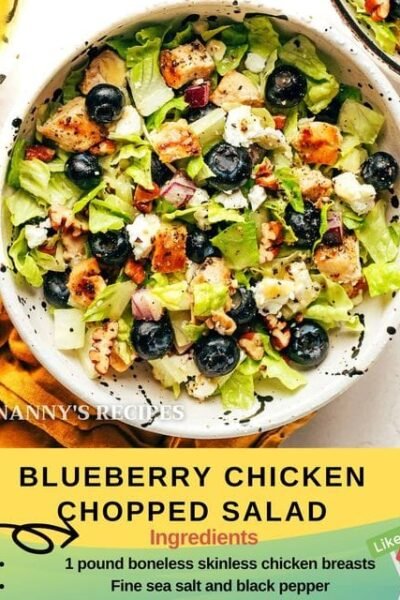 Blueberry Chicken Chopped Salad Recipe