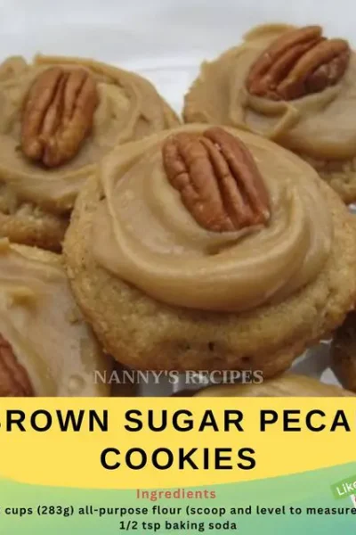 Brown Sugar Pecan Cookies Recipe