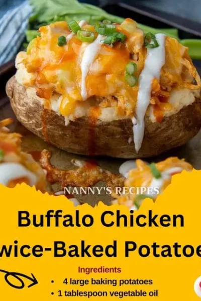 Buffalo Chicken Twice-Baked Potatoes Recipe