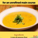 Butter and Carrot Soup (Unrefined Main Course Soup)