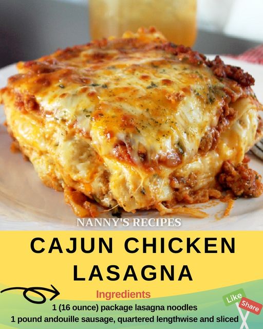 Cajun Chicken Lasagna Recipe