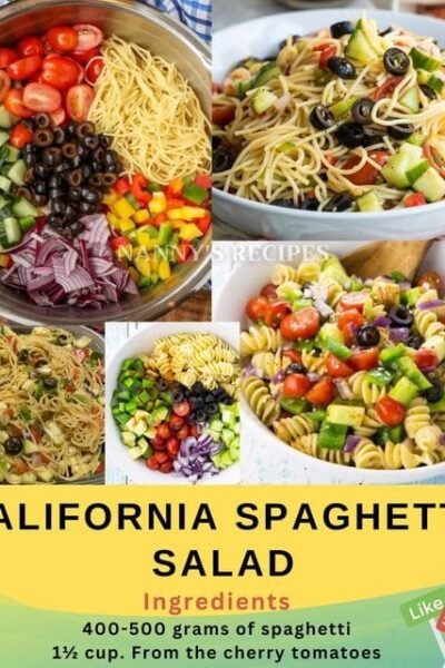 California Spaghetti Salad Recipe