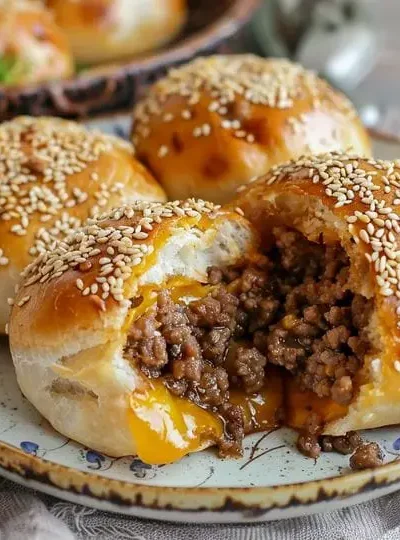 Cheeseburger Pretzel Bombs Recipe