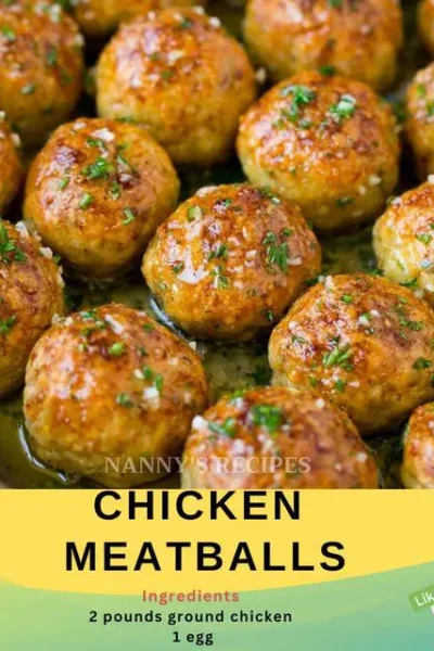 Chicken Meatballs Recipe