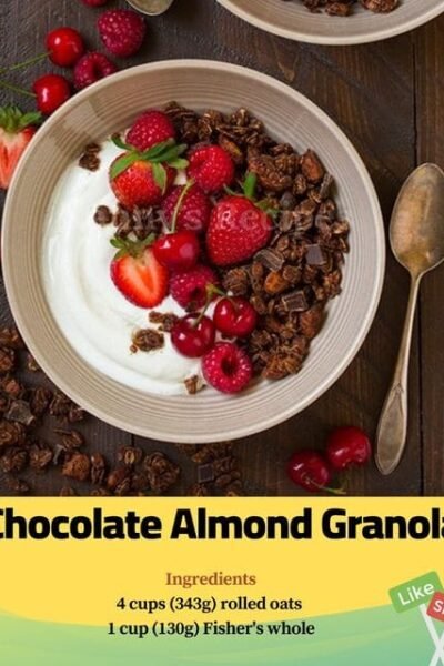 Chocolate Almond Granola Recipe