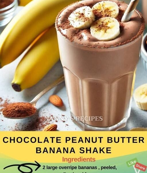 Chocolate Peanut Butter Banana Shake Recipe