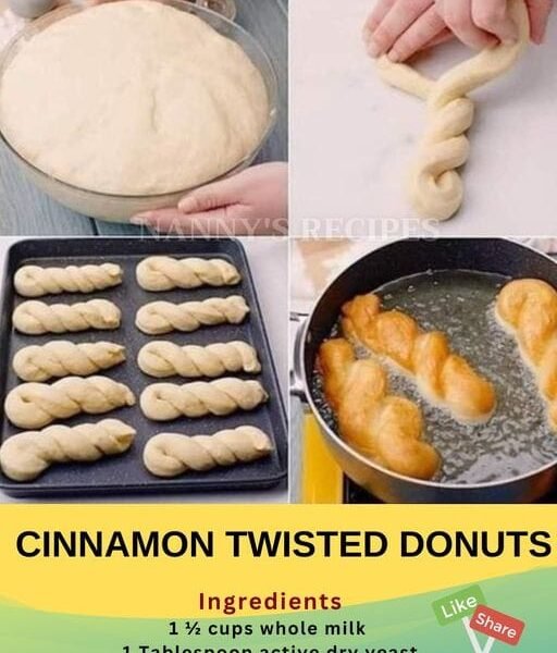 Cinnamon Twisted Donut Recipe