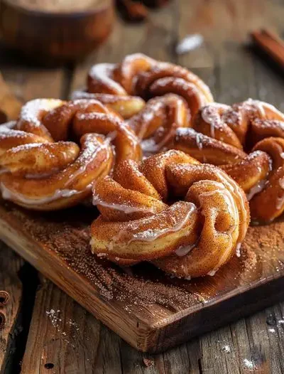 Cinnamon Twisted Donuts Recipe