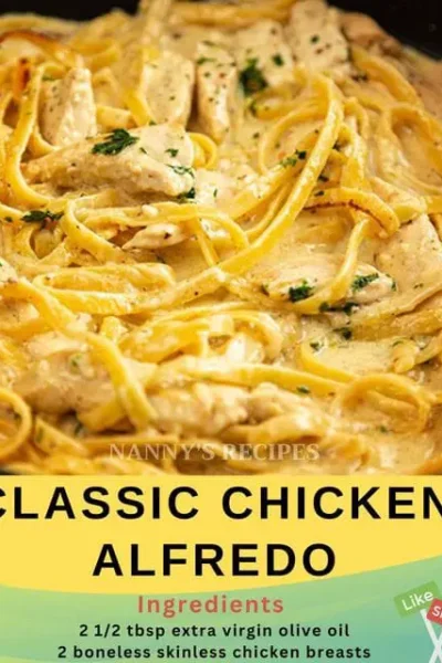 Classic Chicken Alfredo Recipe