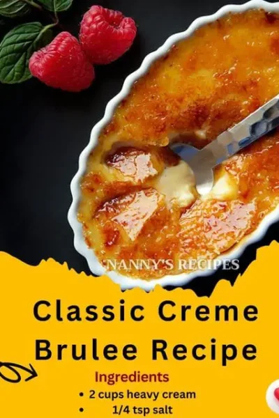 Classic Creme Brulee Recipe