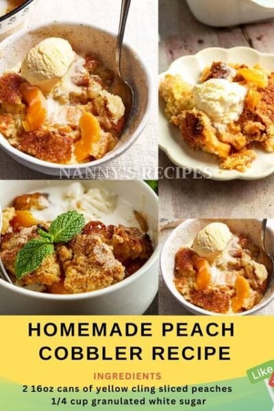 Classic Peach Cobbler Recipe