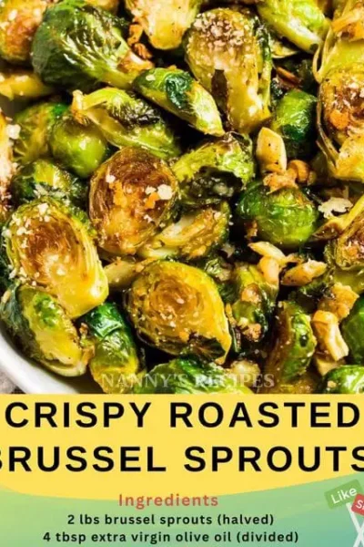 Crispy Roasted Brussel Sprouts Recipe