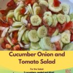 Cucumber, Onion, and Tomato Salad Recipe