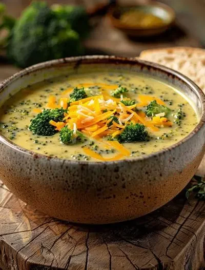 Easy Broccoli Cheese Soup Recipe