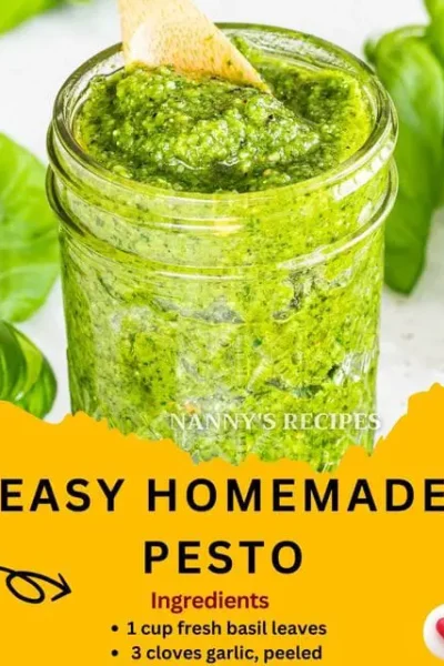 EASY HOMEMADE PESTO